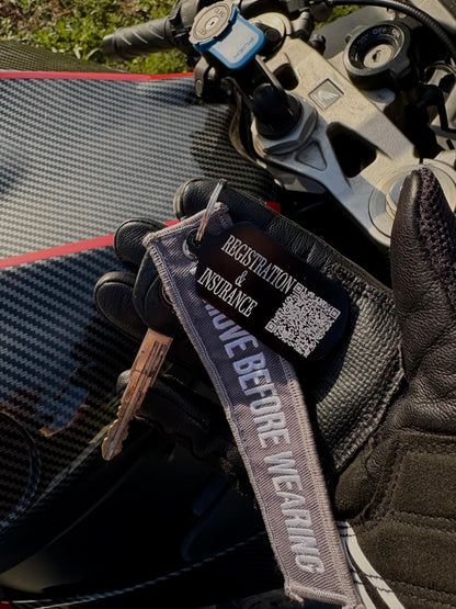 Registration and Insurance Keychain